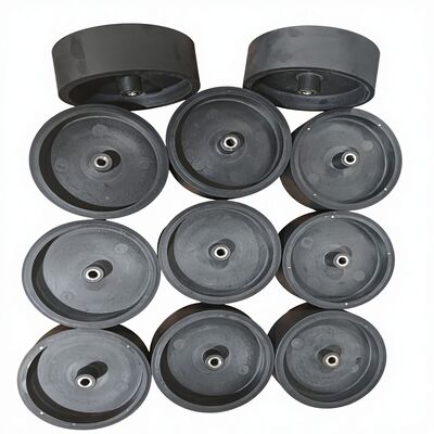 Ausrüstung für das Tennistraining Elastomer Roller Wheel mit Polyurethan Gummi Leichtgewicht Kunststoffkern für und langlebig