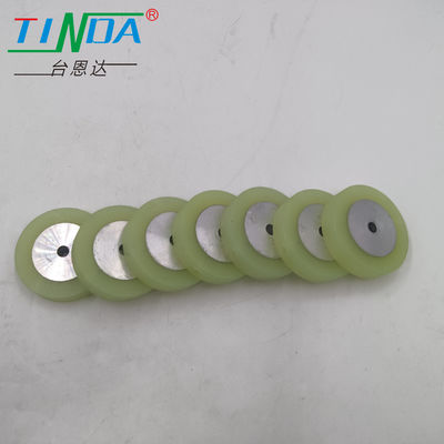 Individuelle Spezifikationen Gummi-Rollerrad mit glatter Oberfläche