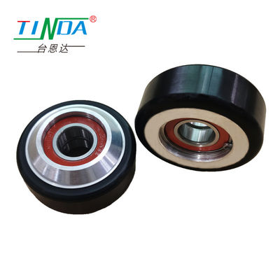 Langlebiges, geräuschloses Elastomerrollerrad aus Polyurethangummi mit Aluminium-Metallkern