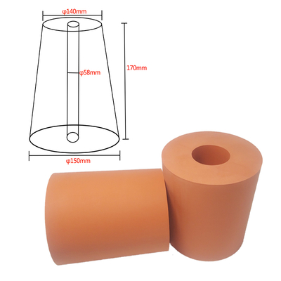Hochpräzises Thermotransfer-Silikonrad mit kundenspezifischer Härte und bis zu 0,02 mm Toleranz