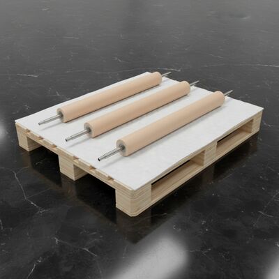 Silikonölfreie, modifizierte Silikonwalze, perfekt für die LCD-Panel-Produktionslinie.