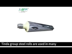 Spiegelbare industrielle Metallwalze 904L Gummibeschichtung Oberflächenbehandlungen